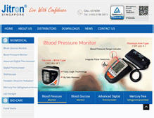 Tablet Screenshot of jitron.com